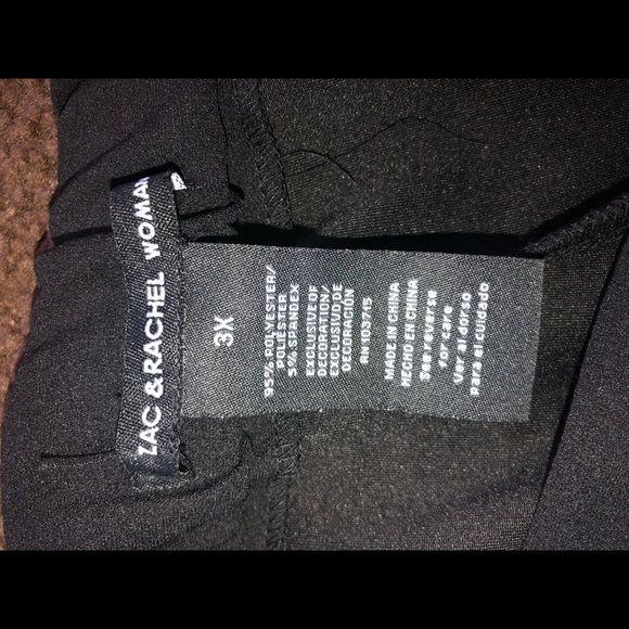 Black Slim Ankle slacks - Picture 3 of 4